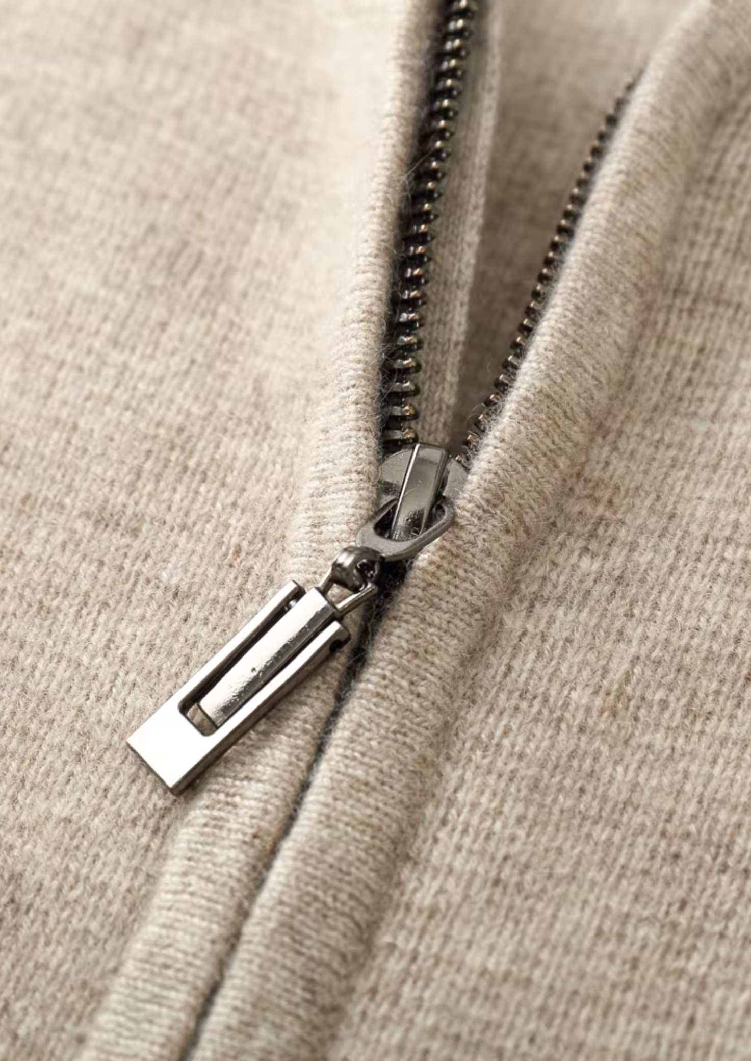 Men’s Full-Zip Hooded Knit Sweater