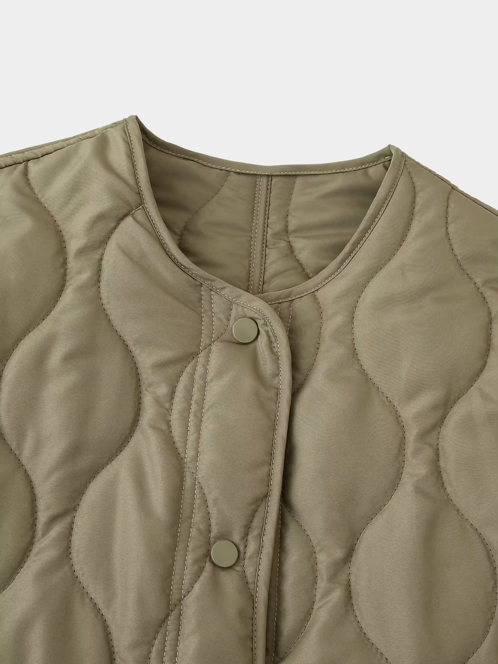 Women’s Quilted O-Neck Jacket