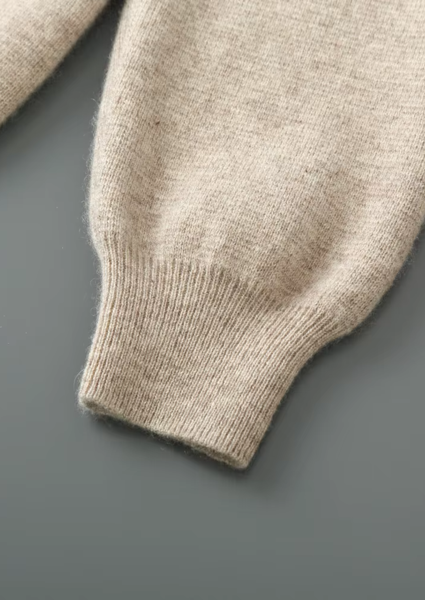 Men’s Full-Zip Hooded Knit Sweater