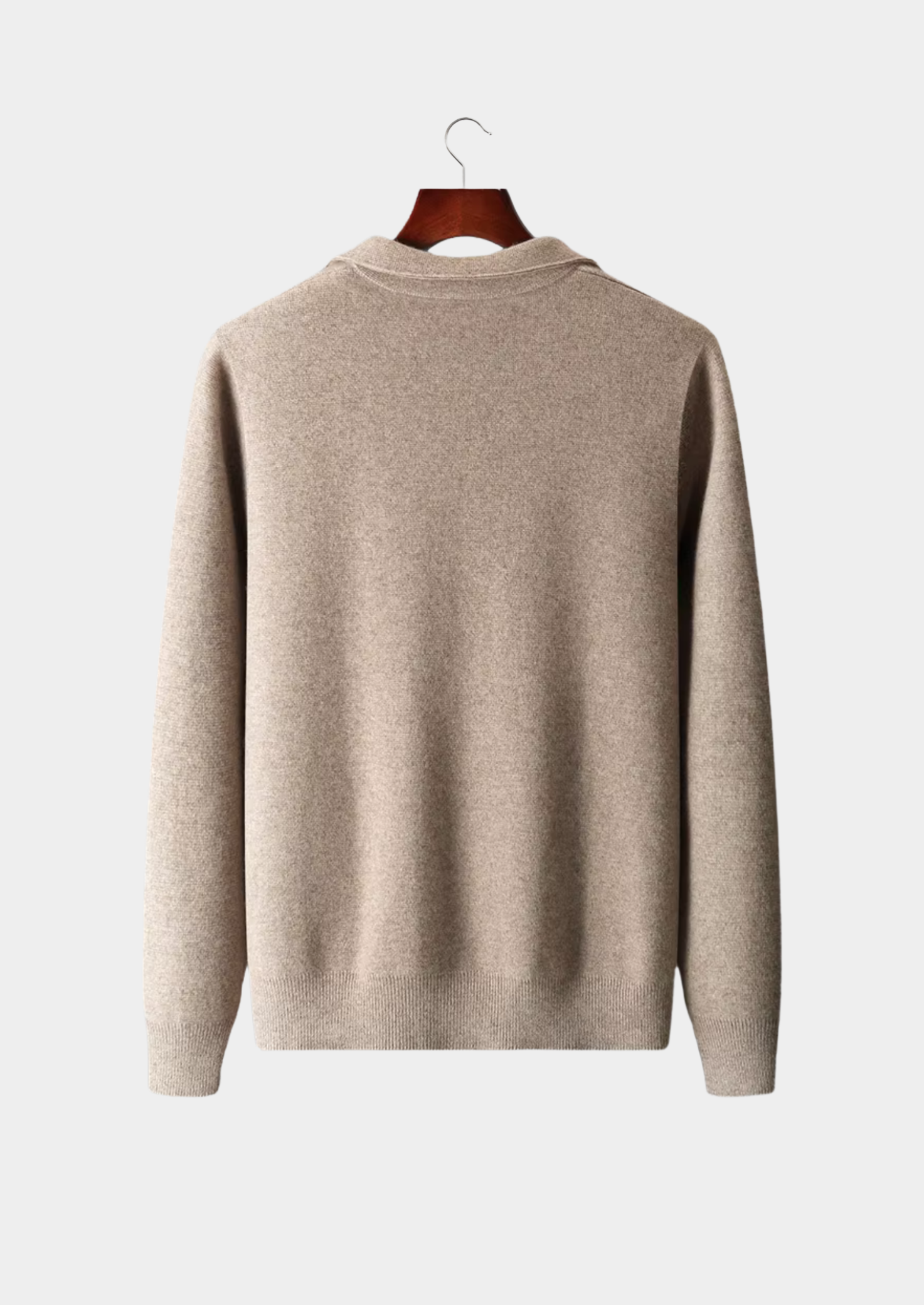 Men’s Zip Polo Knit Cardigan