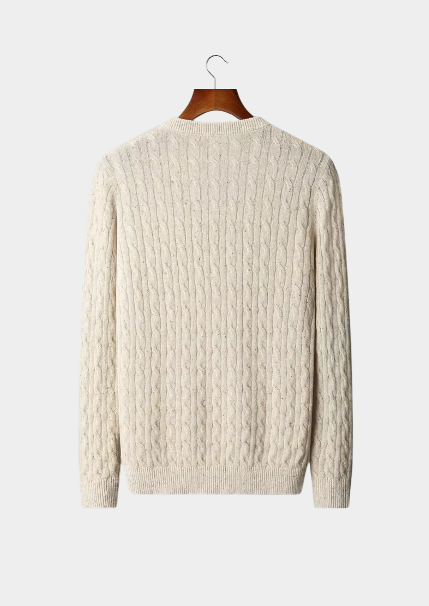 Men’s Ribbed Crewneck Knit Sweater