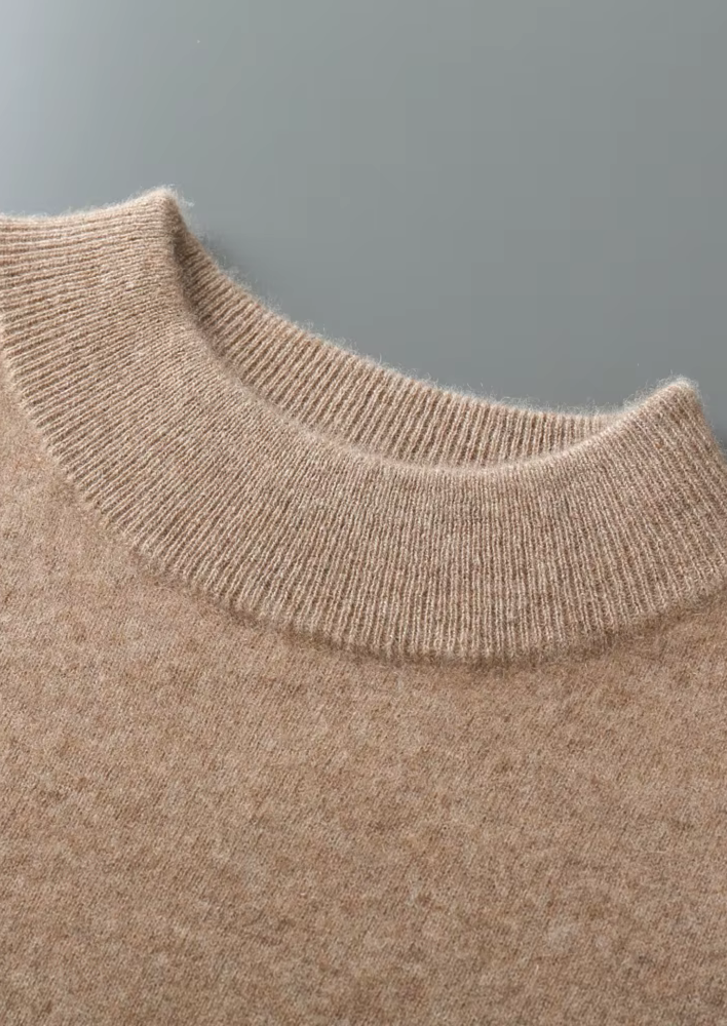Men’s Mockneck Knit Sweater