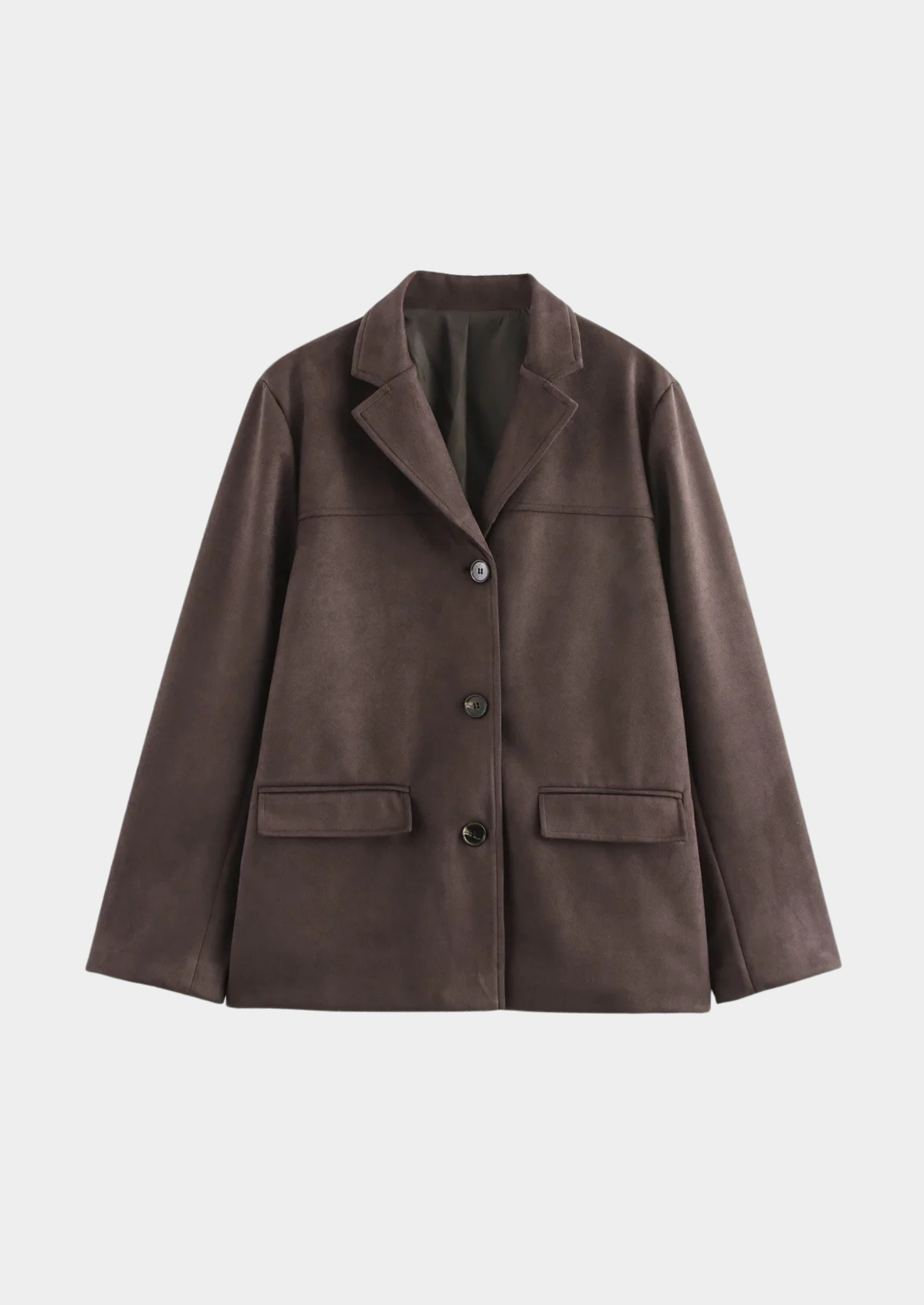 Women’s Single-Button Wide-Sleeve Jacket