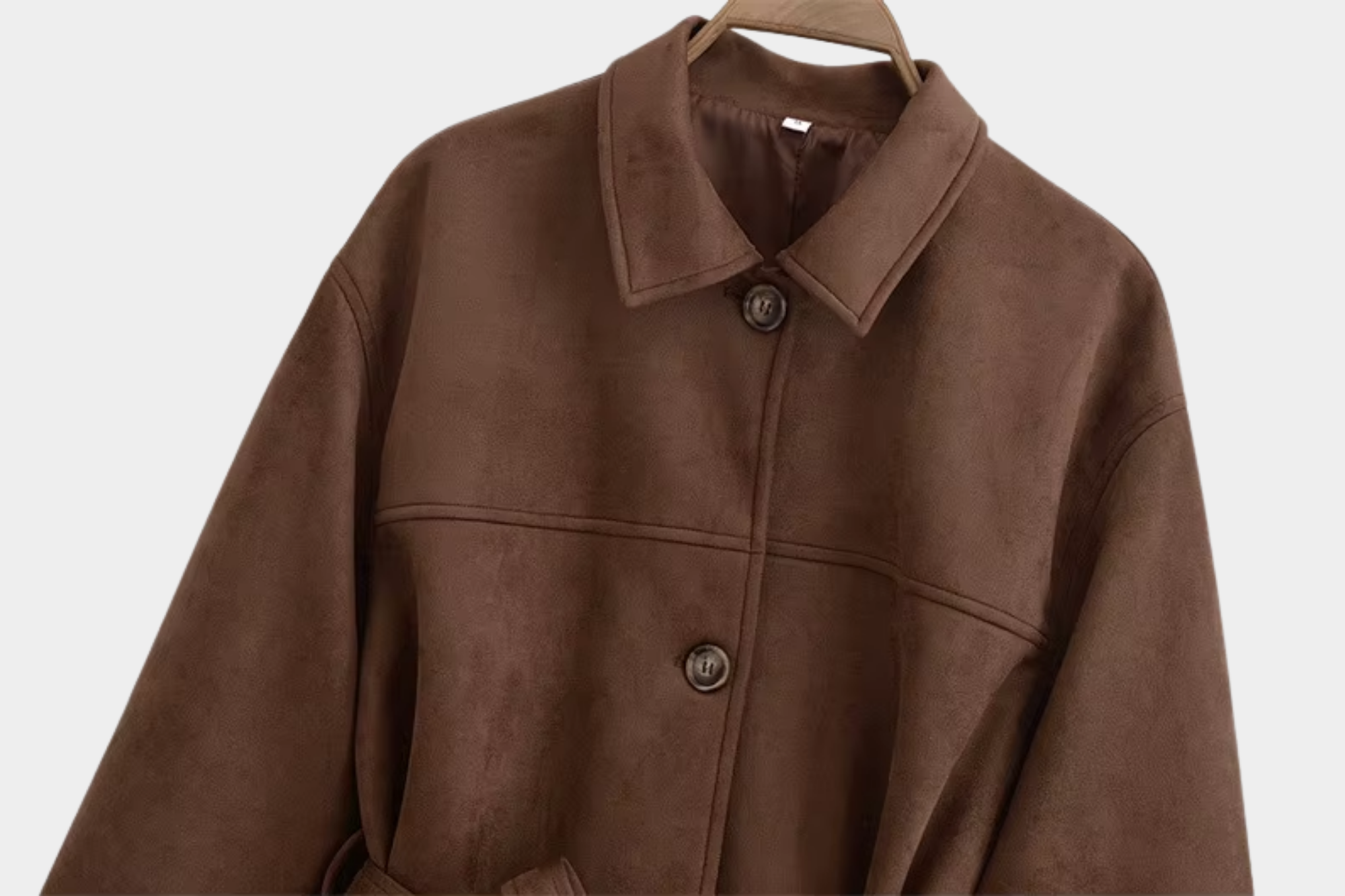 Women’s Belted Button-Front Jacket