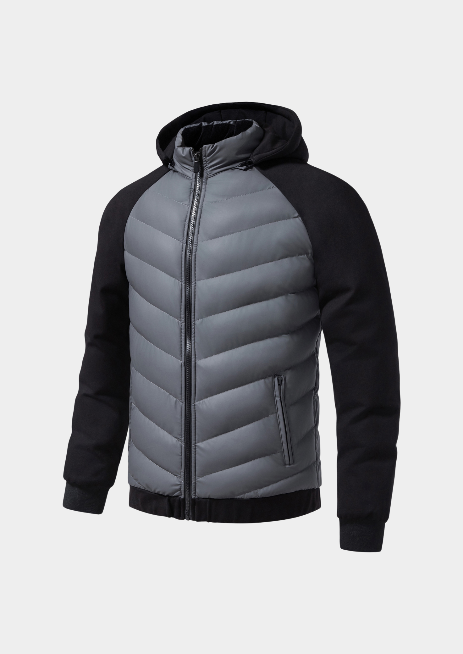 Men’s Hooded Zip Puffer Jacket