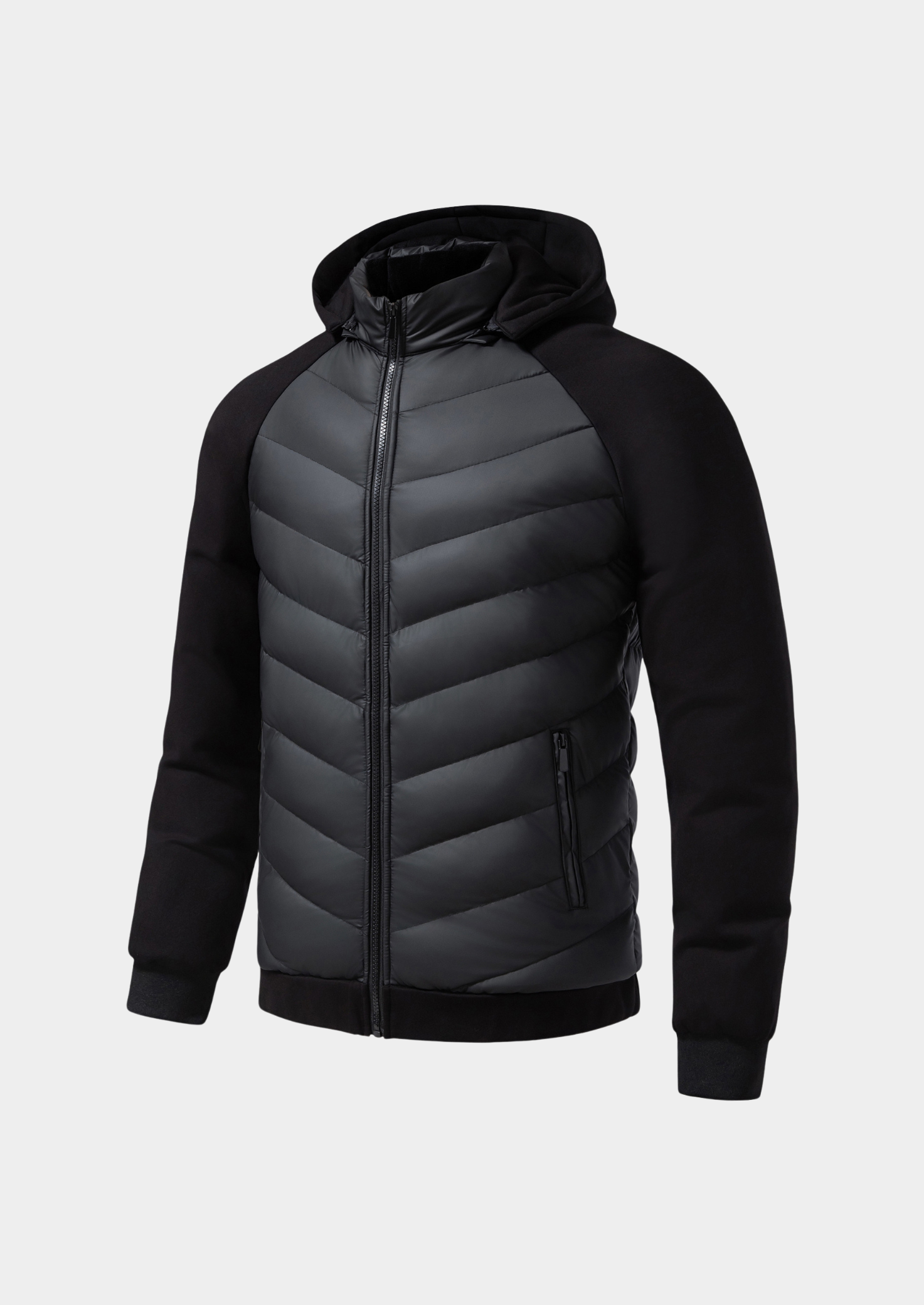 Men’s Hooded Zip Puffer Jacket