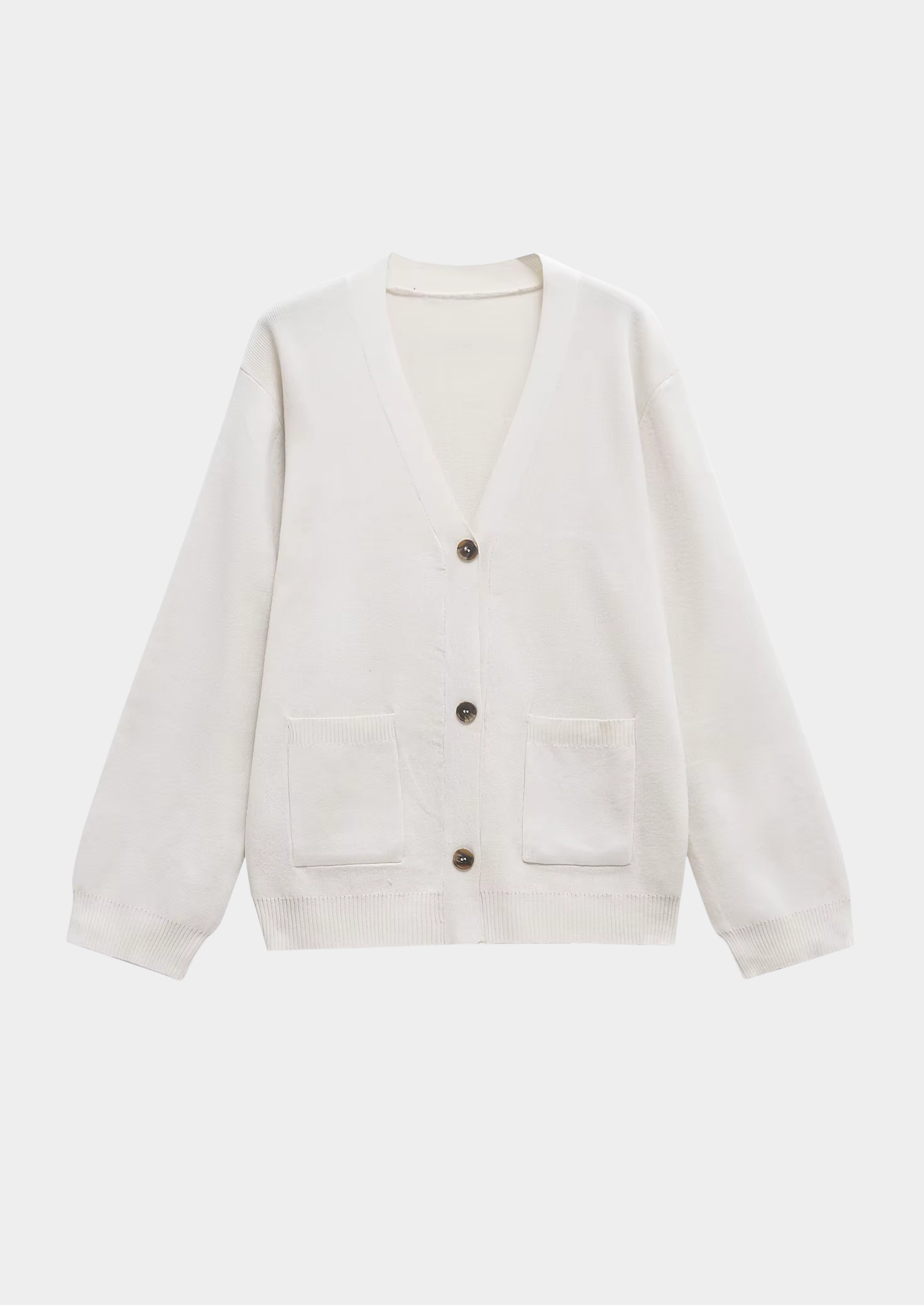 Women’s V-Neck Button-Front Cardigan Knit