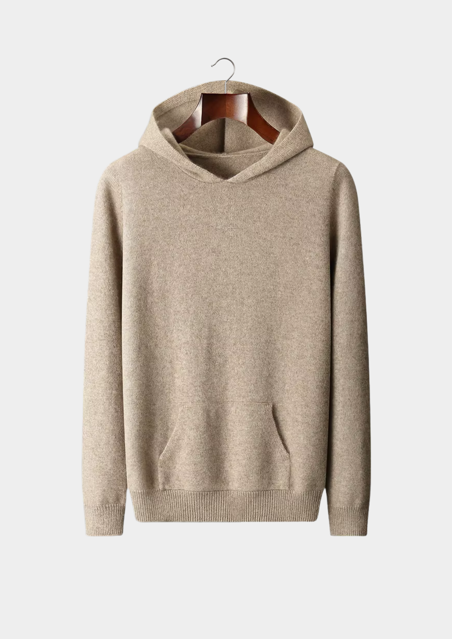 Men’s Hooded Knit Pullover Sweater