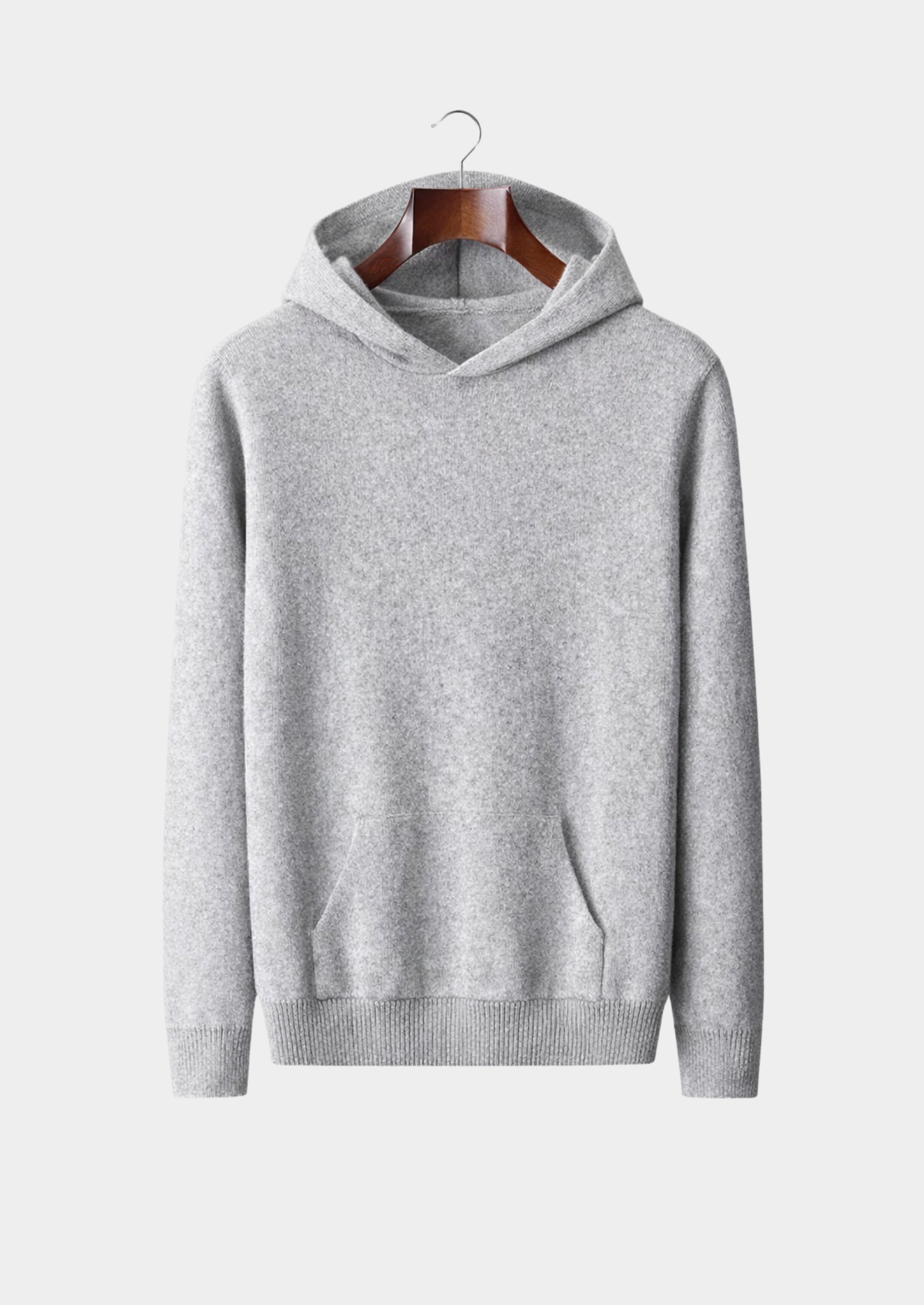 Men’s Hooded Knit Pullover Sweater