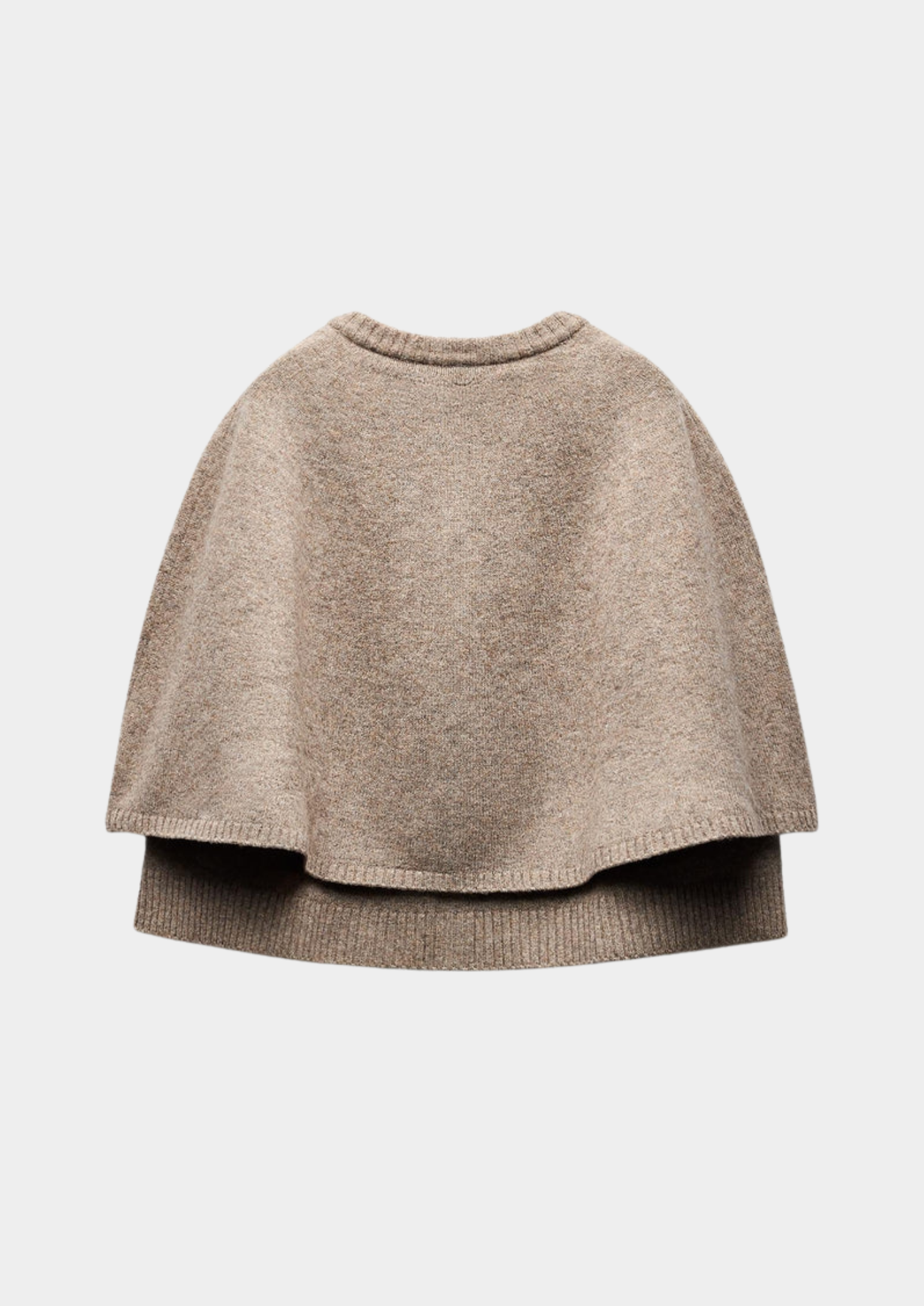 Women’s Button-Front Cape Jacket Knit