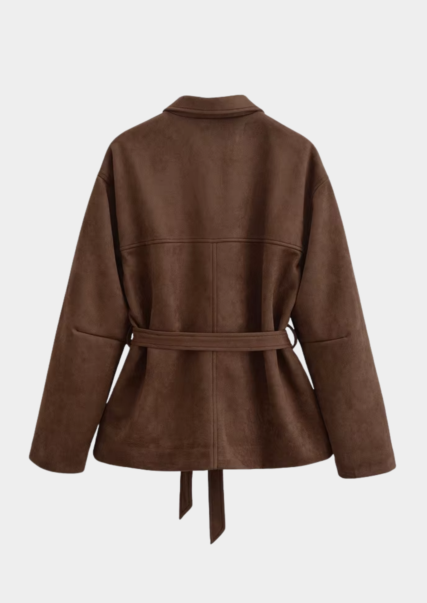 Women’s Belted Button-Front Jacket