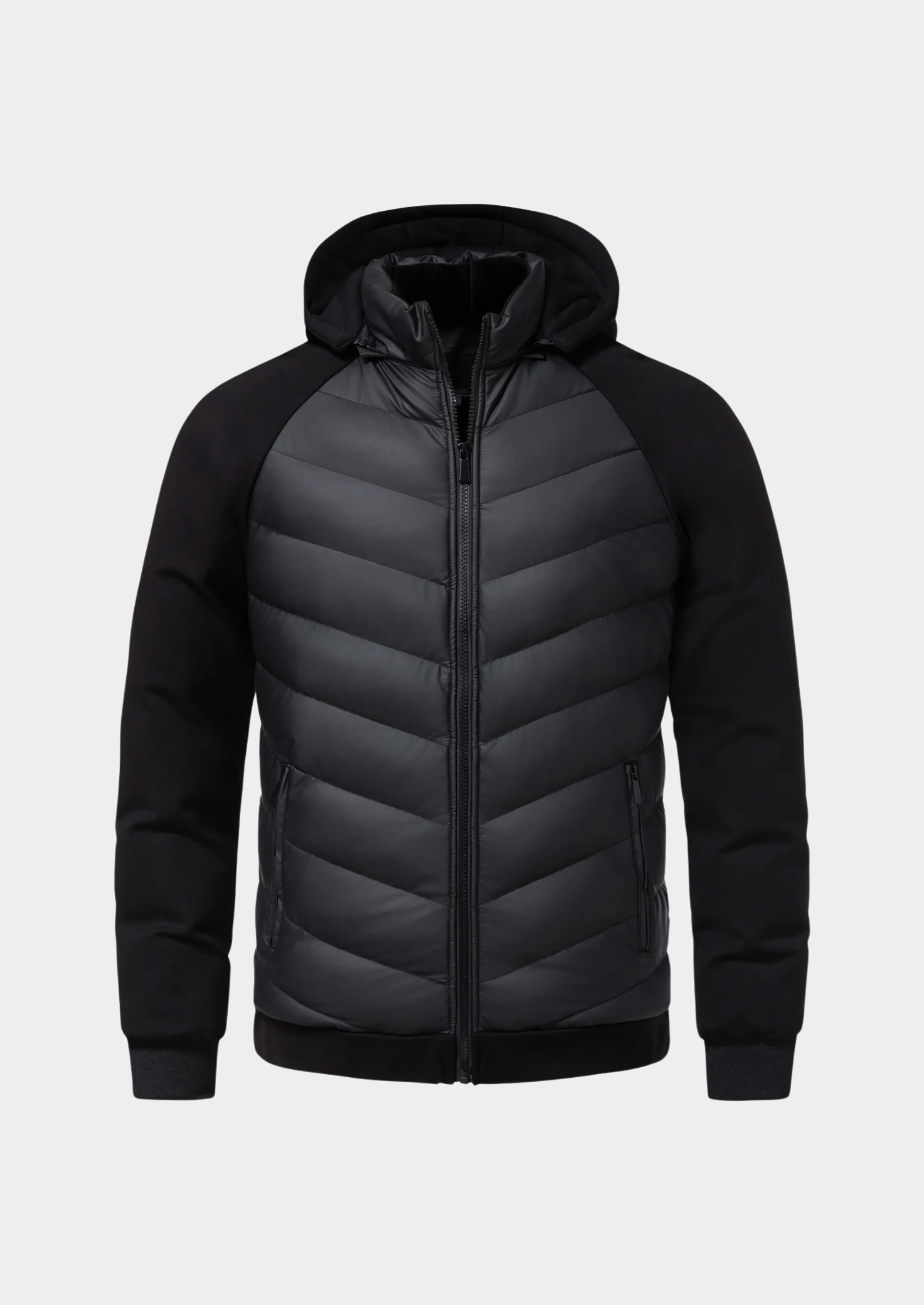 Men’s Hooded Zip Puffer Jacket