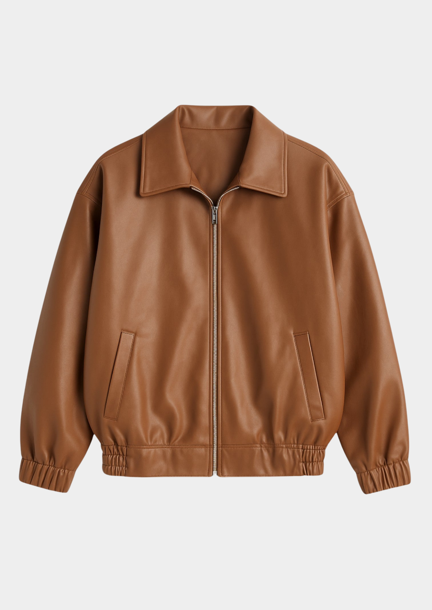 Women’s Zip-Front Oversized Jacket