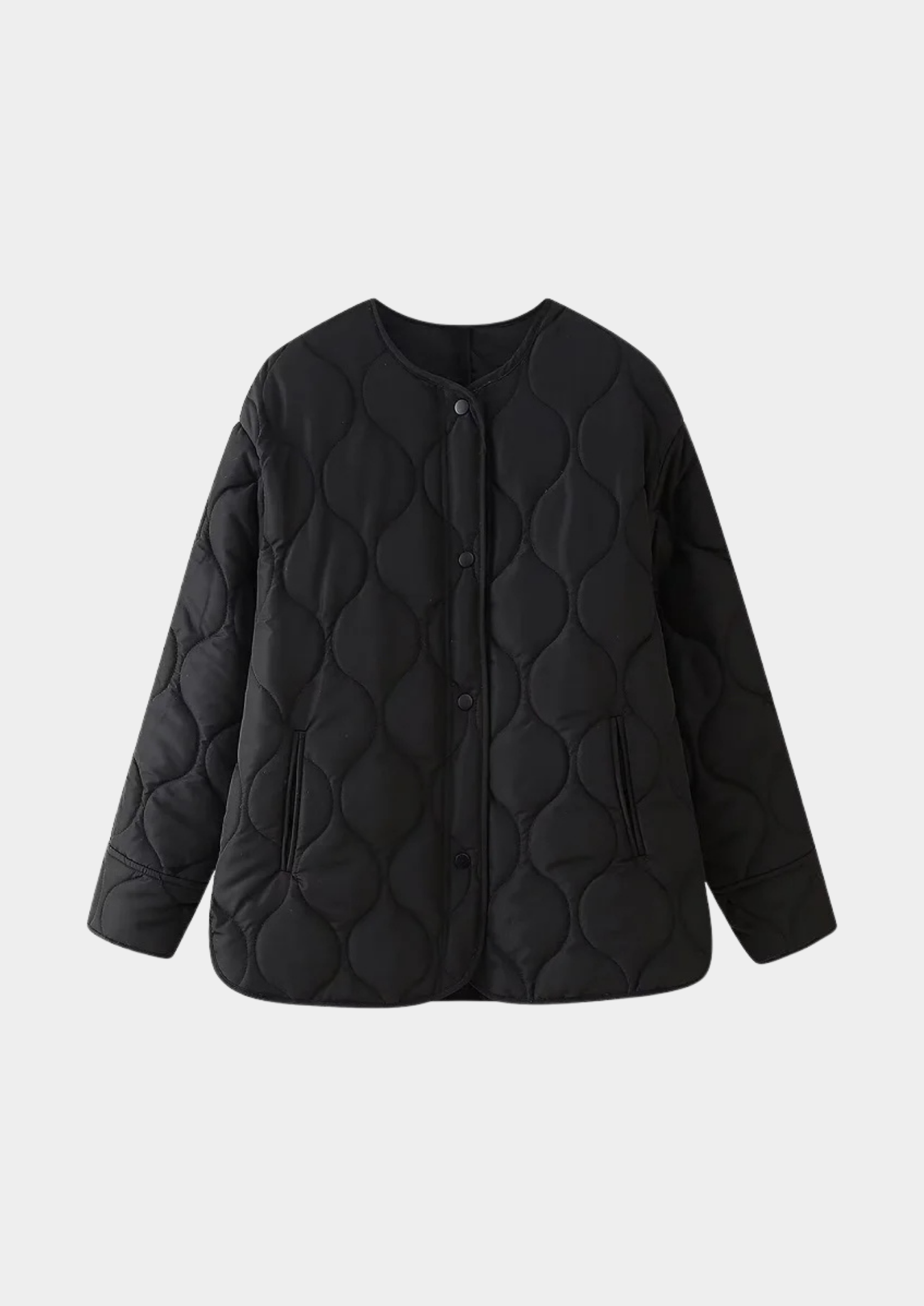 Women’s Quilted O-Neck Jacket