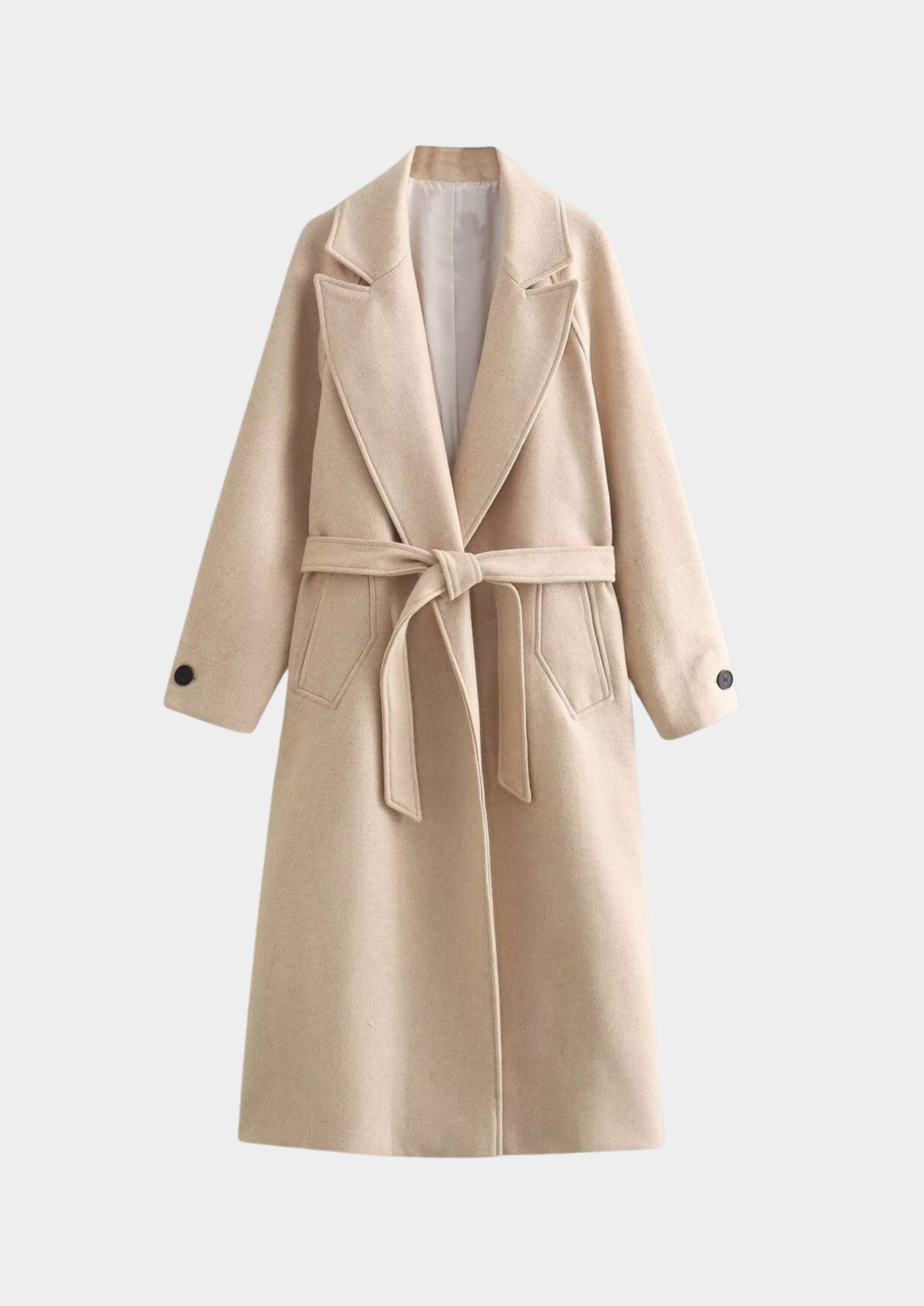 Women’s Belted Long Coat