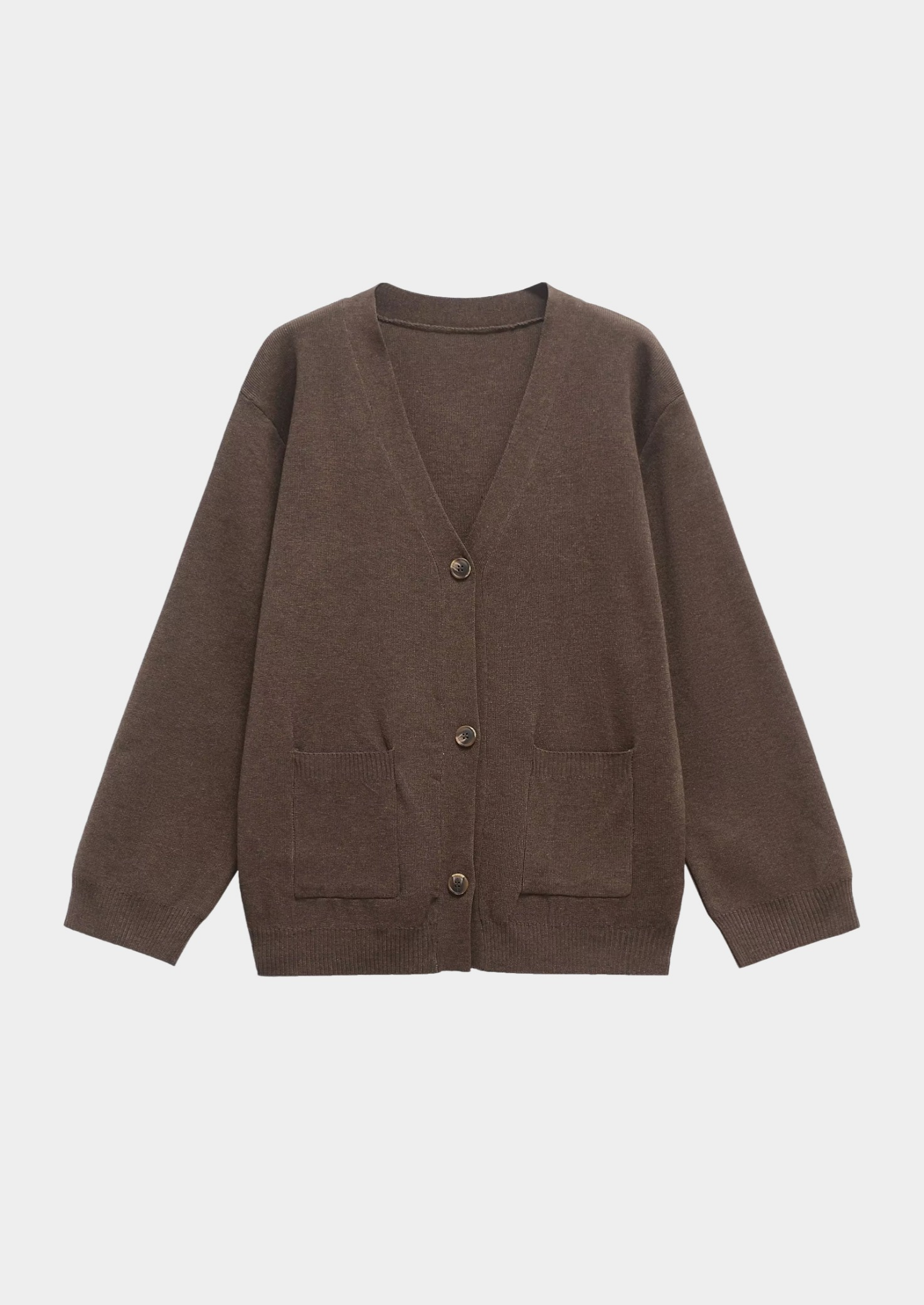 Women’s V-Neck Button-Front Cardigan Knit