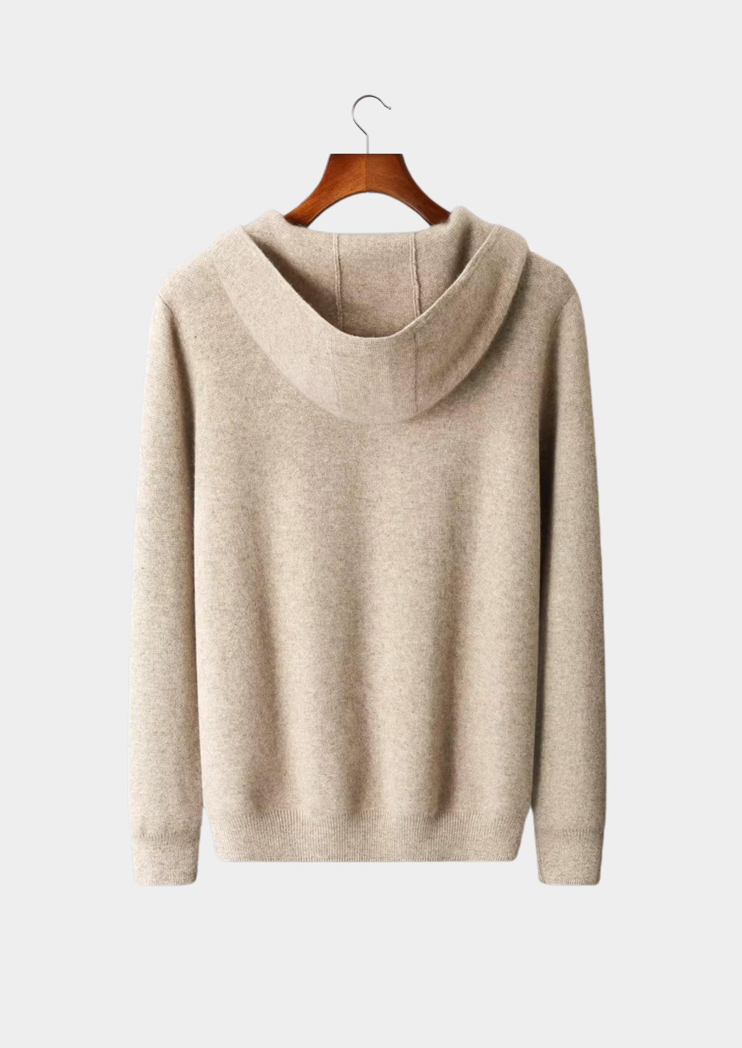 Men’s Full-Zip Hooded Knit Sweater