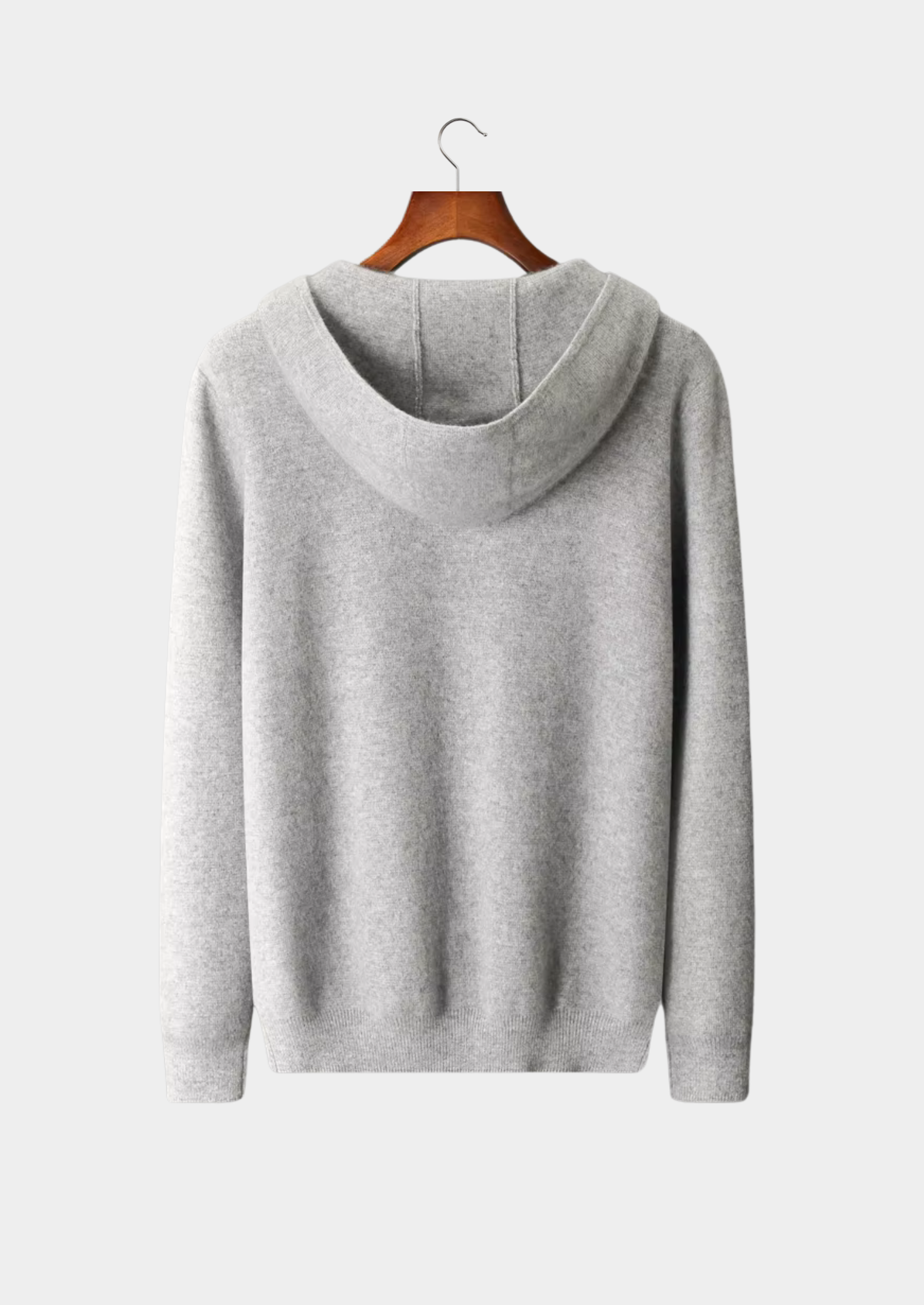 Men’s Full-Zip Hooded Knit Sweater